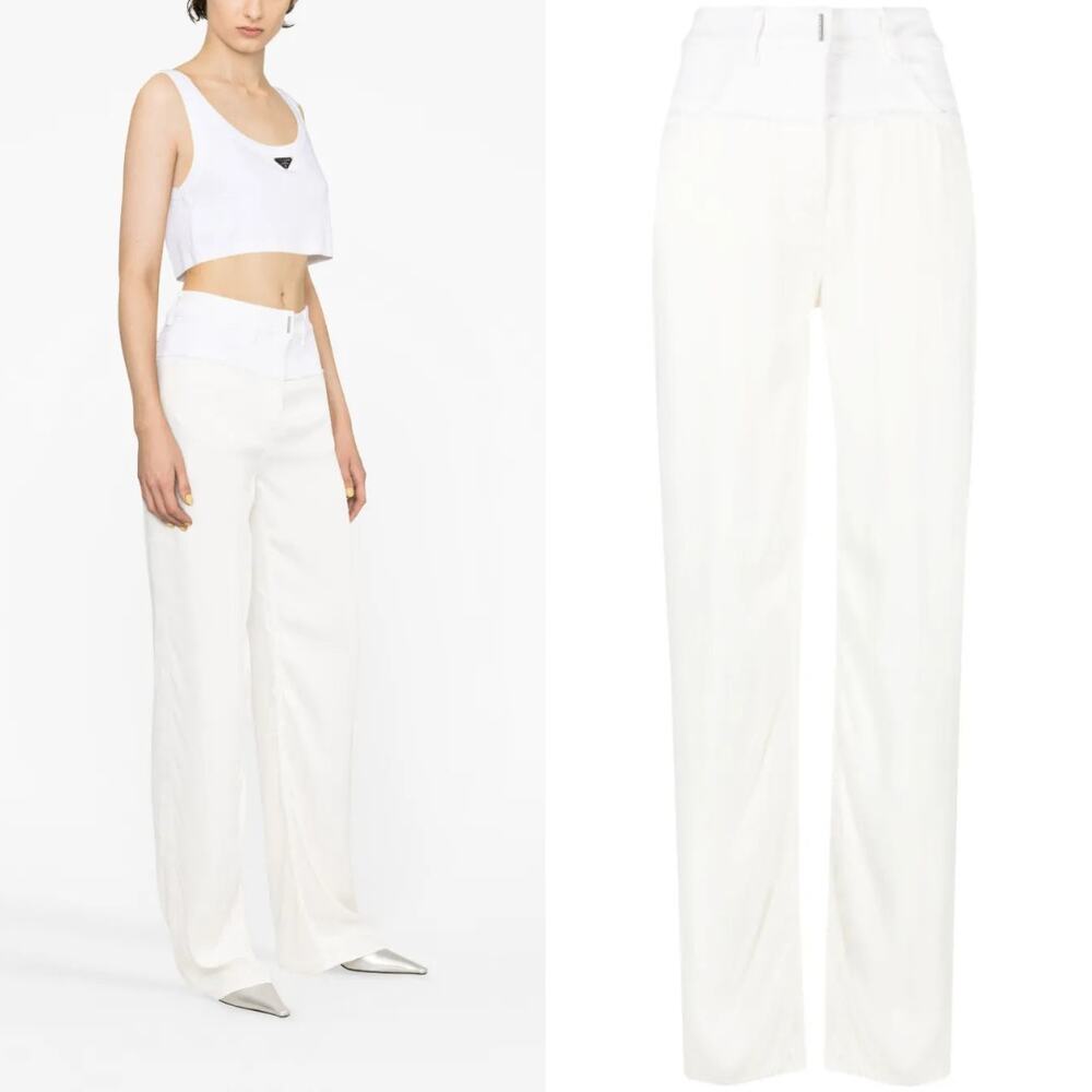 Givenchy Double Fabric Patchwork High-Waisted Tro… - image 3